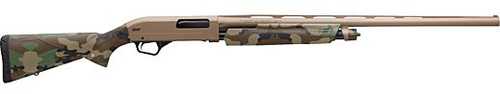 Winchester Suprer-X Hybrid Hunter Pump Action Shotgun 12 Gauge 3" Chamber 26" Vent Rib Barrel 4 Round Capacity TruGlo Fiber Optic Sight Woodland Camouflage Composite Stock Flat Dark Earth Permacote Finish