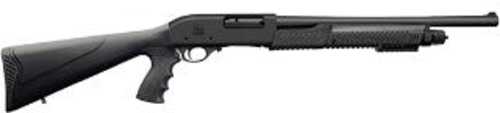 Click to see larger image. Charles Daly 301 Pump Action Shotgun 12 Gauge 3" Chamer 18.5" Barrel 5 Round Capacity Fixed Blade Front Sight Checkered Synthetic Stock And Forend Black Finish