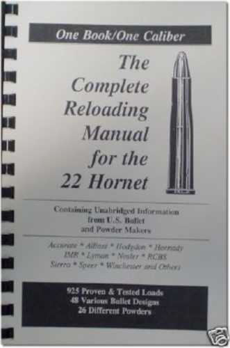 Loadbooks .22 Hornet Each
