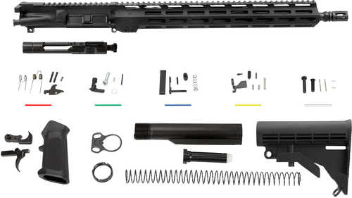 Click to see larger image. Aim Sports Complete AR-15 Build Kit 5.56X45mm Nato 16" Black Hardcoat Anodized Aluminum Rec Chrome Moly Barrel W