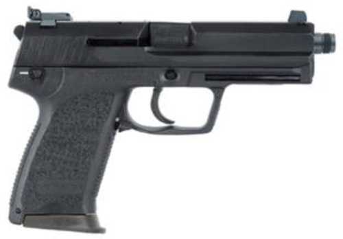 Heckler & Koch USP9 Tactical (V1) Double/Single Action Semi-Automatic Pistol 9mm Luger 4.86" Barrel (3)-15Rd Magazines Adjustable Night Sights Black Polymer Finish