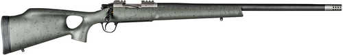 Christensen Arms Summit TI Bolt Action Rifle 6.5 <span style="font-weight:bolder; ">Creedmoor</span> 24" Stainless Steel Carbon Fiber Wrapped Barrel 4 Round Capacity Integrated Base Green With Black Webbing Stock Natural Titanium Finish