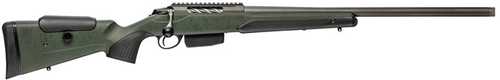 Tikka T3X Super Varmint Bolt Action Rifle 6.5 Creedmoor 23.7" Threaded Barrel (1)-5Rd Magazine Green Roughtech Synthetic Stock Tungsten Cerakote Finish
