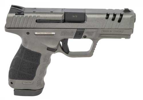 SAR USA SAR9 Compact X Single Action Semi-Automatic Pistol 9mm Luger 4" Barrel (2)-15Rd Magazines Polymer Grips Platinum Finish