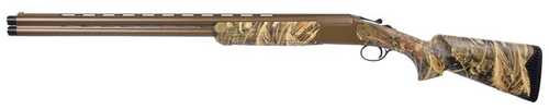Pointer Acrius Over/Under Shotgun 12 Gauge 3" Chamber 28" Chrome-lined Barrel 2Rd Capacity Fiber-optic Front Sight Synthetic RealTree Max-5 Camouflage Stock Midnight Bronze Cerakote Finish