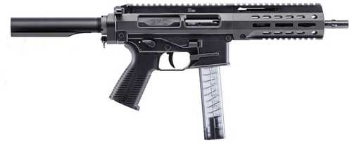 B&T SPC9 Semi-Automatic Pistol 9mm Luger 9.1" Barrel (1)-30Rd Magazine Flip-Up AR Style Adjustable Sights Black Finish