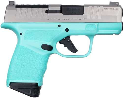 Springfield Armory Hellcat OSP Striker Fired Semi-Automatic Pistol 9mm Luger 3" Barrel (1)-11Rd & (1)-13Rd Magazines Tritium/Luminescent Front & Tactical Rack Rear Sights Stainless Slide Robins Egg Blue Polymer Finish