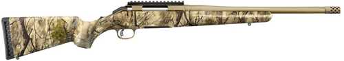 Ruger American Bolt Action Rifle .243 Winchester 16.1" Free Floating Barrel (1)-4Rd Magazine Go Wild Camouflage I-M Brush Composite Stock Bronze Finish