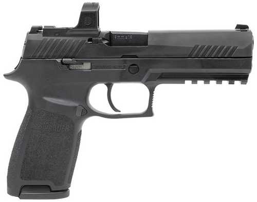 Sig Sauer P320 Full RXP Striker Fired Semi-Automatic Pistol 9mm Luger 4.7" Barrel (2)-17Rd Magazines Fixed Sights RomeoZero Pro Optic Black Polymer Finish