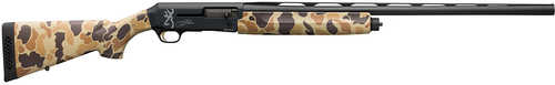 Browning Silver Field Semi-Automatic Shotgun 12 Gauge 3.5" Chamber 26" Barrel 4 Round Capacity Brass Bead Front Sight Vintage Tan Camouflage Synthetic Stock Matte Black Finish