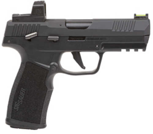 Sig Sauer P322 Single Action Only Semi-Automatic Full Size Pistol .22 Long Rifle 4" Barrel (2)-20Rd Magazines Fiber Optic Front With RomeoZero Elite Included Black Polymer Finish