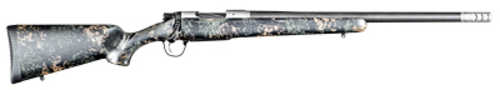 Christensen Arms Ridgeline FFT Bolt Action Rifle 7mm PRC 22" Threaded Stainless Steel Barrel 4 Round Capacity Green With Black And Tan Accents Carbon Fiber Stock Natural Finish