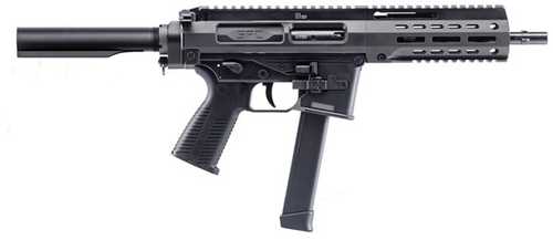 B&T SPC9 Semi-Automatic Tactical Pistol 9mm Luger 9.1" Barrel (1)-33Rd Magaizne Flip-up AR Style Adjustable Sights Arm Brace Adapter Black Finish