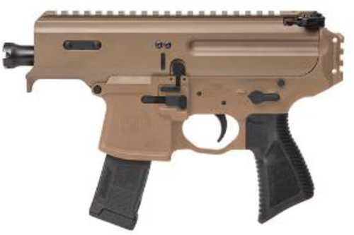 Sig Sauer MPX Copperhead Semi-Automatic Pistol 9mm Luger 3.5" Carbon Steel Barrel (1)-20Rd Magazine Optics Ready Coyote Tan Cerakote Finish