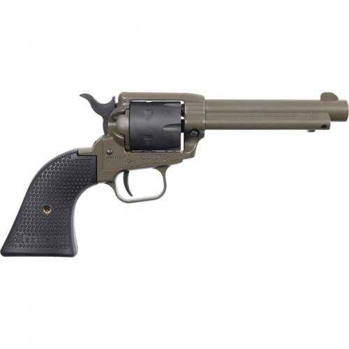 Heritage Rough Rider Single Action Revolver .22 Long Rifle 4.75" Barrel 6 Round Capacity Fixed Sights Black Polymer Star Grips OD Green Finish