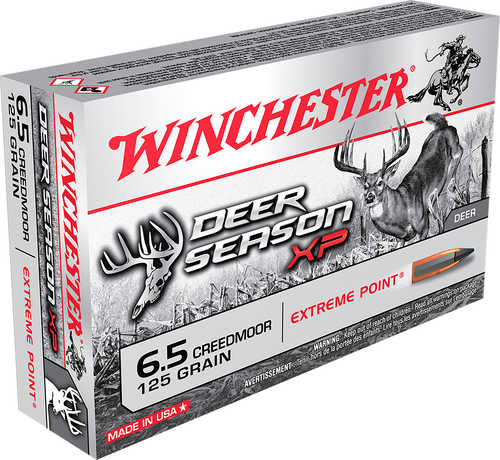 <span style="font-weight:bolder; ">6.5</span> <span style="font-weight:bolder; ">Creedmoor</span> 20 Rounds Ammunition Winchester 125 Grain Ballistic Tip