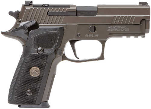 Sig Sauer P229 Compact Legion Single Action Only Semi-Automatic Pistol 9mm Luger 3.9" Barrel (1)-10Rd Magazine XRAY3 Day/Night Sights Black G10 Grips Gray Cerakote Finish