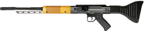 Global Defense FG-9 Semi-Automatic Rifle 9mm Luger 17" Barrel (1)-10Rd Magazine Optic Ready Fixed Black Wood Stock Finish