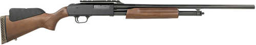 Mossberg 500 Pump Action Shotgun 20 Gauge 24" Barrel 5 Round Capacity Fixed Dual Comb Bantam Wood Stock Blued Finish