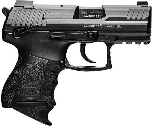 Heckler & Koch P30SK V1 Sub-Compact Semi-Automatic Pistol 9mm Luger 3.27" Barrel (1)-12Rd & (1)-15Rd Magazine Night Sights Black Polymer Finish