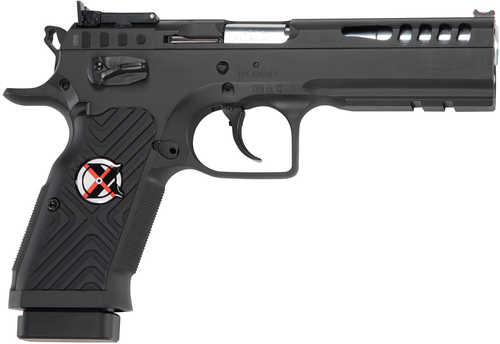 Tanfoglio IFG Stock Master Xtreme Semi-Automatic Pistol 9mm Luger 4.75" Barrel (1)-17Rd Magazine Adjustable Sights Ambidextrous Safety Matte Black Finish