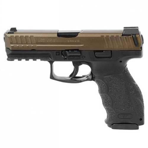 Heckler & Koch VP9 Striker Fired Semi-Automatic Pistol 9mm Luger 4.09" Barrel (1)-17Rd Magazine Night Sights Bronze Finish