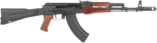 Kalashnikov KR-103 Semi-Automatic Rilfe 7.62x39mm 16.33" Barrel (1)-30Rd Magazine Side Folding Synthetic Stock Red Wood Grips And Handguard Black Finish