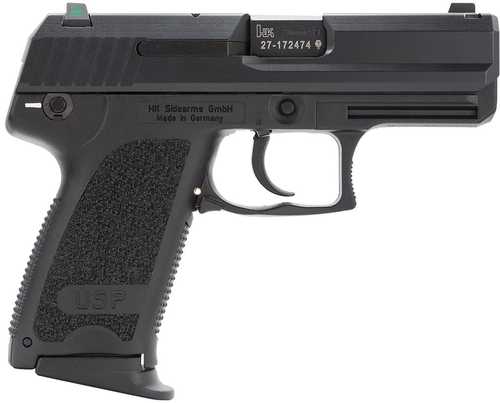 Heckler & Koch USP Compact Semi-Automatic Pistol 9mm Luger 3.58" Barrel (1)-13Rd Double Stack Magazine Dot Front & 2-Dot Rear Sights Black Polymer Finish