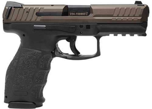 Heckler & Koch VP9 Striker Fired Semi-Automatic Pistol 9mm Luger 4.09" Barrel (1)-17Rd Magazine 3-Dot Sights Bronze Finish