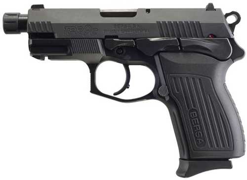 Bersa TPR9C Compact Double/Single Action Semi-Automatic Pistol 9mm Luger 3.25" Barrel (1)-13Rd Magazine Fixed Sights Black Polymer Finish