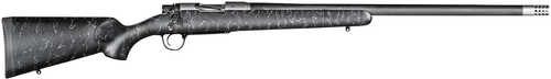 Christensen Arms Ridgeline FFT Full Size Bolt Action Rifle 6.8 Western 20" Threaded Carbon Fiber Barrel 3 Round Capacity Drilled & Tapped Black With Gray Accents Stock Finish