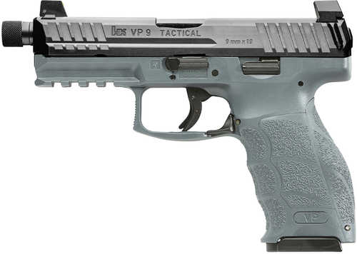 Heckler & Koch VP Tactical Optic Ready Striker Fired Semi-Automatic Pistol 9mm Luger 4.7" Barrel (1)-17Rd Magazine Night Sights Black Slide Gray Polymer Finish