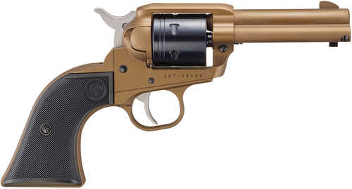 <span style="font-weight:bolder; ">Ruger</span> Wrangler Single Action Only Revolver .22 Long Rifle 3.75" Barrel 6 Round Capacity Ramp Front, U-Notch Integral Rear Sights Black Checkered Polymer Grips Burnt Bronze Cerakote Finish