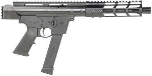 Tactical Superiority Tac-9 Semi-Automatic Pistol 9mm Luger 8.5" 416 Stainless Steel Barrel No Magazine Included Accepts Glock Style Magazines Optic Ready End Cap(No Stock) Black Finish
