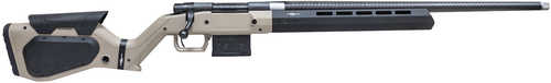 Howa M1500 Hera Bolt Action Rifle 6.5 Creedmoor 22" Threaded Barrel (1)-5Rd Magazine Tan & Black H7 Chassis Synthetic Stock Finish