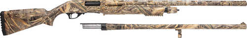 Rock Island Pump Action Combo Shotgun 12 Gauge 24" & 28" Barrels 5 Round Capacity Fiber Optic Front Sight Extra Included Realtree Max-5 Camouflage Synthetic Finish