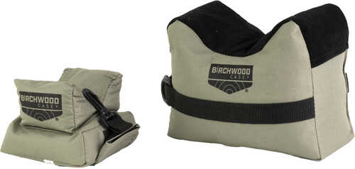 Birchwood Casey Gun Rest Bag Two Piece Shooting Bags Water Resistant 600D Polyester Non-Slip Bottom