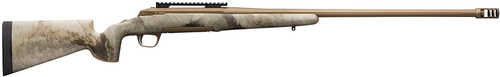 Browning X-Bolt Hells Canyon Long Range McMillan SR Left Handed Bolt Action Rifle 6.5 Creedmoor 26" Fluted Barrel (1)-4Rd Magazine Ovix Camouflage Fixed Game Scout Stock Burnt Bronze Cerakote Finish