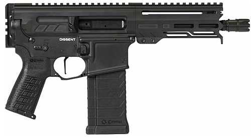 CMMG Dissent MK4 Semi-Automatic Pistol 5.7x28mm 6.5" Barrel (1)-32Rd Magazine Cerakote Armor Black Polymer Finish