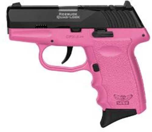 SCCY CPX-3 Double Action Only Semi-Automatic Pistol .380 ACP 2.96" Barrel (1)-10Rd Magazine Black Stainless Steel Slide Pink Polymer Finish