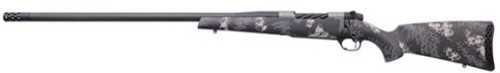 Weatherby Mark V Backcountry Ti Carbon Bolt Action Rifle Left Hand .257 Magnum 26" Threaded BSF Fiber Barrel 3Rd Capacity No Sights Camoflage Stock Graphite Black Cerakote Finish