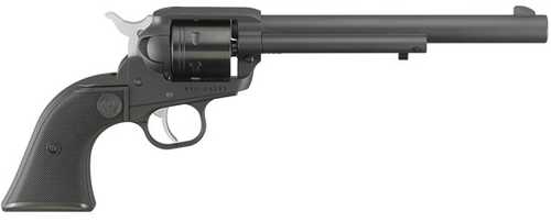 <span style="font-weight:bolder; ">Ruger</span> Wrangler Single Action Revolver .22 Long Rifle 7.5" Barrel 6 Round Capacity Blade Front & Integral Rear Sights Checkered Synthetic Grips Black Finish