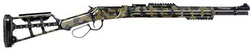 Gforce Arms LVR410 Skeleton Tactical Lever Action Shotgun .410 Gauge 2.5" Chamber 20" Barrel 7 Round Capacity Hiviz Front & Adjustable Rear Sights Camouflage Cerakote Finish