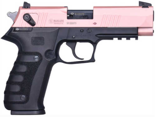 Blue Line Mauser M20 Semi-Automatic Pistol .22 Long Rifle 4.7" Barrel (1)-10Rd Magazine Adjustable Front Sight Rose Gold Slide Black Polymer Finish