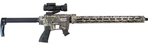 Rock Island Armory TM22-RT Semi-Automatic Rifle .22 Long 20" Barrel (1)-10Rd Magazine Fixed Aluminum Stock Real Tree Timber Camouflage Finish