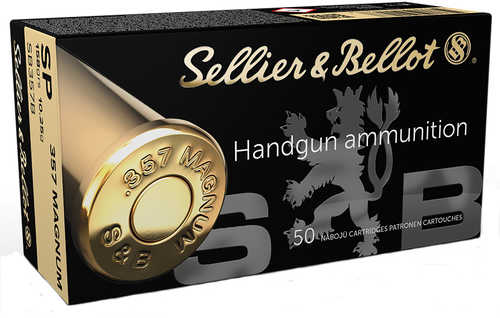 357 Magnum 50 Rounds Ammunition Sellier & Bellot 158 Grain Soft Point