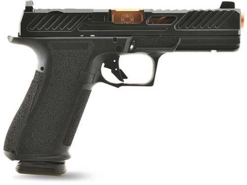 Shadow Systems DR920L Elite Optic Long Slide Semi-Automatic Pistol 9mm Luger 5.31" Bronze Barrel (2)-10Rd Magazines Green Tritium Dot Front & Black Serrated Rear Sights Polymer Finish