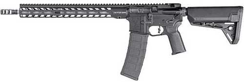 Stag Arms 15 3-Gun Left Handed Semi-Automatic Rifle .223 Wylde 16" Fluted Barrel (1)-40Rd Magazine Black Synthetic Finish