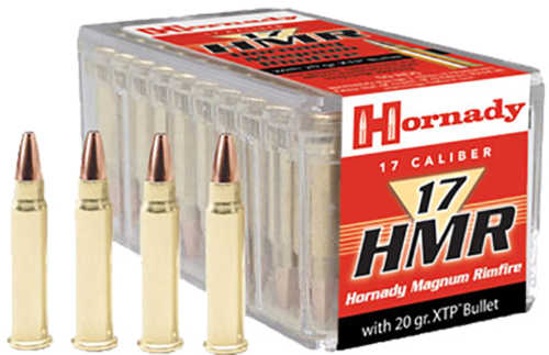 Hornady Varmint Express<span style="font-weight:bolder; "> 17</span> <span style="font-weight:bolder; ">HMR </span>20 gr 2375 fps XTP Hollow Point Ammo 50 Round Box