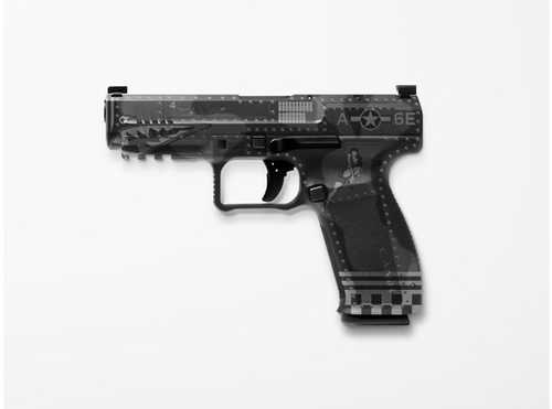 Canik METE SFT Striker Fired Semi-Automatic Pistol 9mm Luger 4.46" Barrel (1)-18Rd & (1)-20Rd Magazines 3-Dot White Sights Dark Grey Bomber Pattern Finish